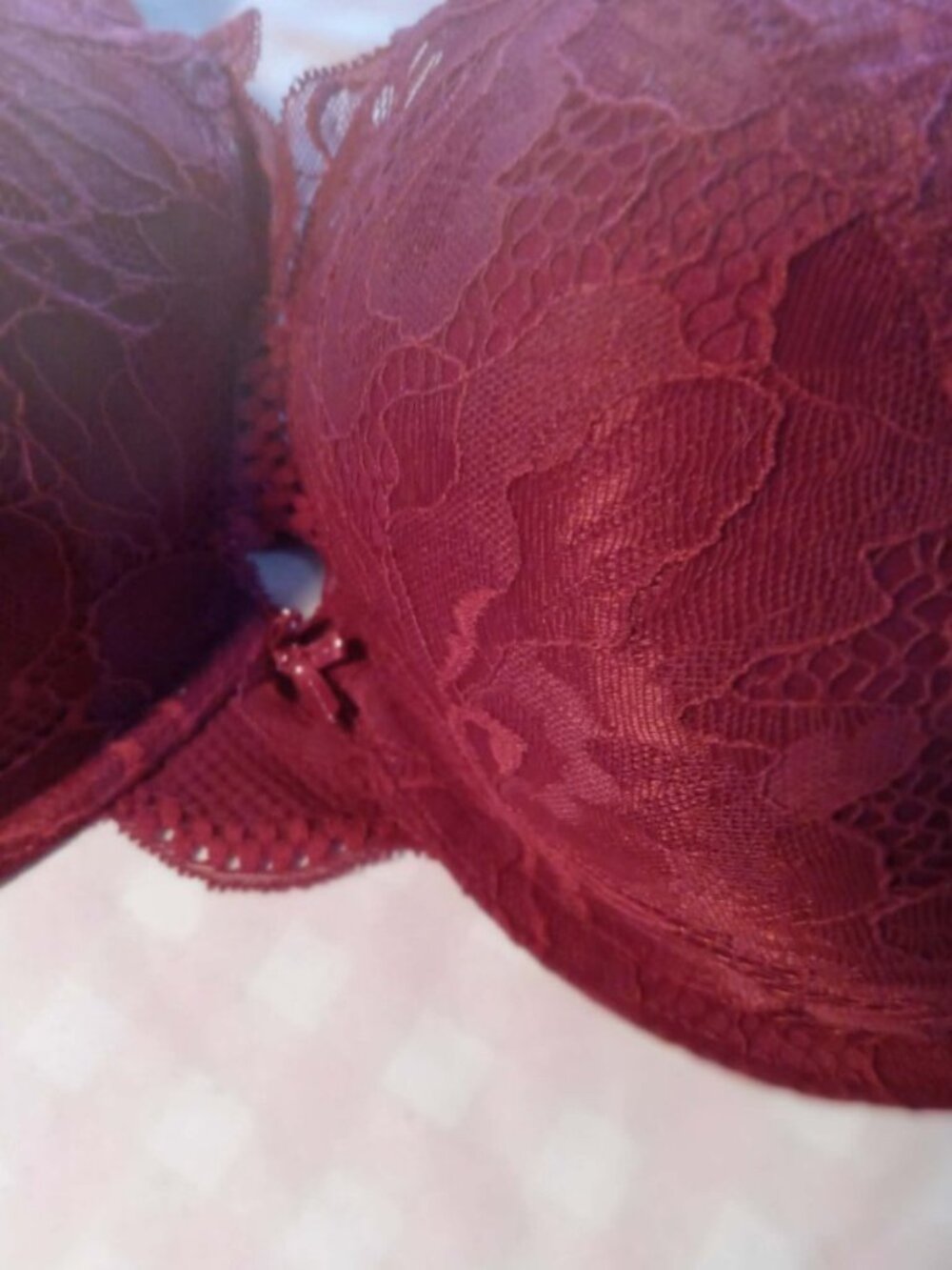 Auden SUBLIME 42DDD 42F NWT Red Berry Push Up Plunge Underwire Bra - Picture 4 of 4